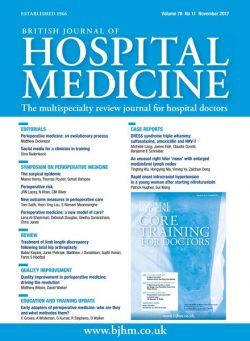 British Journal of Hospital Medicine – November 2017