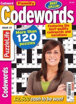 Family Codewords – May 2020