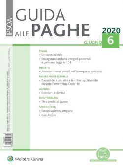 Guida alle paghe – Giugno 2020