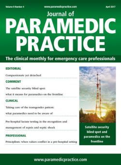Journal of Paramedic Practice – April 2017