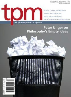 The Philosophers’ Magazine – 2nd quarter 2012