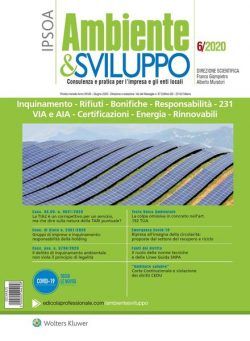 Ambiente & sviluppo – Giugno 2020