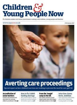 Children & Young People Now – 17 January 2017