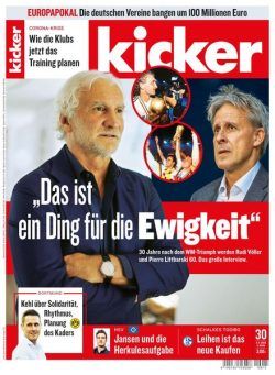 Kicker – 06 April 2020