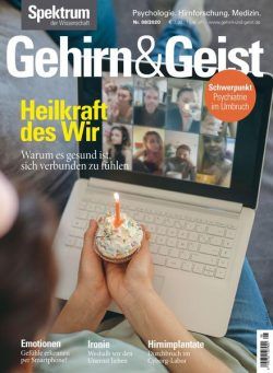 Spektrum – Gehirn&Geist – 05 Juli 2020