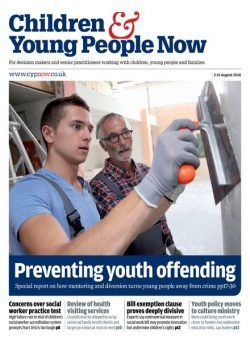 Children & Young People Now – 2 August 2016