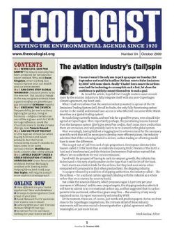 Resurgence & Ecologist – Ecologist Newsletter 4 – Oct 2009