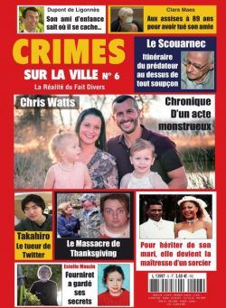 Crimes sur la Ville – N 6 2020