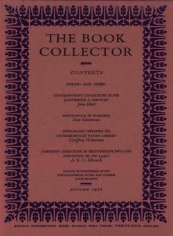 The Book Collector – Autumn 1976