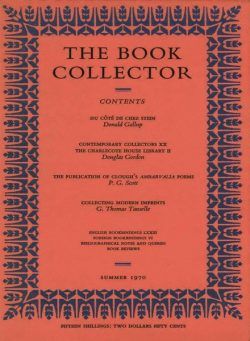 The Book Collector – Summer 1970