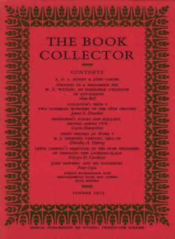 The Book Collector – Summer 1975