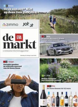 Gazet van Antwerpen De Markt – 10 april 2021
