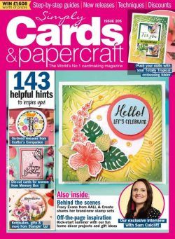 Simply Cards & Papercraft – Issue 205 – May 2020