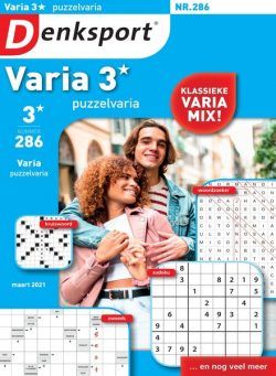 Denksport Varia 3 Puzzelvaria – 18 maart 2021