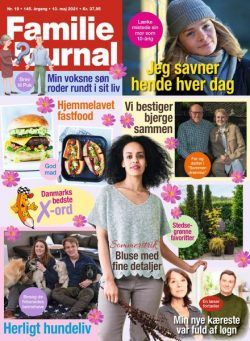 Familie Journal – 10 maj 2021