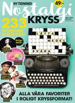 Nostalgikryss – 20 april 2021