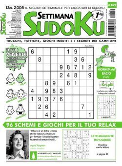 Settimana Sudoku – 30 giugno 2021