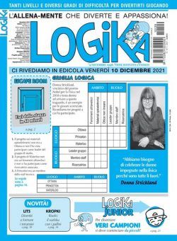 Settimana Logika – 10 novembre 2021