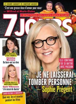 7 Jours – 10 decembre 2021