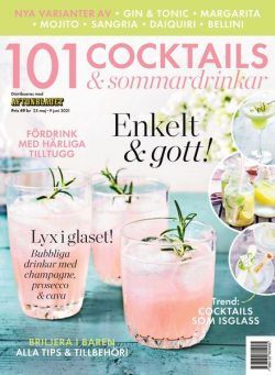 101 cocktails & sommardrinkar – mai 2021