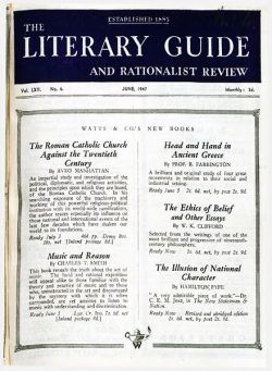 New Humanist – The Literary Guide June 1947