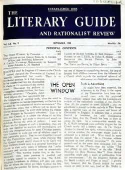 New Humanist – The Literary Guide September 1945