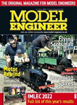 Model Engineer – 26 August 2022