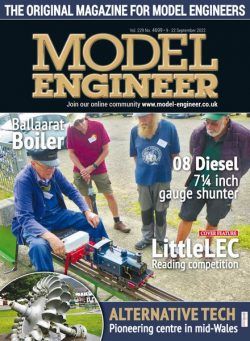 Model Engineer – 09 September 2022