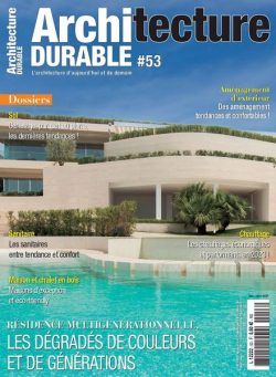 Architecture Durable – 01 janvier 2023