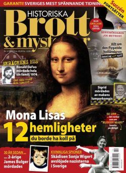 Historiska Brott & Mysterier – januari 2023