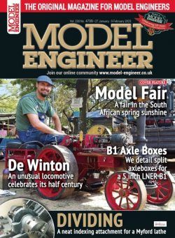 Model Engineer – 27 January 2023