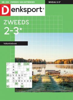 Denksport Zweeds 2-3 vakantieboek – 18 mei 2023