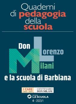 Scuola e Didattica – Quaderni di pedagogia della scuola N4 – Giugno 2023