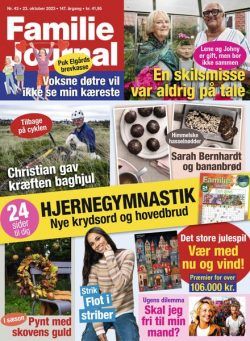 Familie Journal – Uge 43 – 24 Oktober 2023