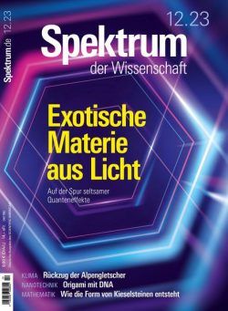 Spektrum der Wissenschaft – Dezember 2023