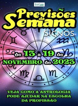 Previsoes da Semana – 13 Novembro 2023