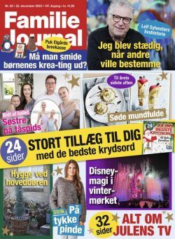 Familie Journal – Uge 52 – 22 December 2023