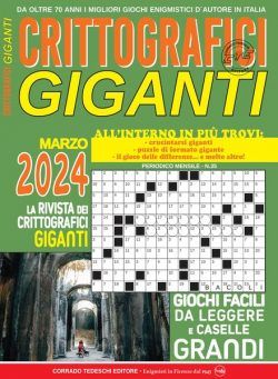 Crittografici Giganti – Marzo 2024