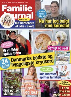 Familie Journal – Uge 5 – 29 Januar 2024