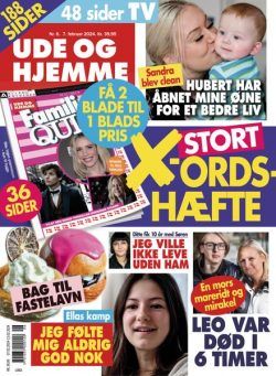 Ude og Hjemme – Uge 6 – 7 Februar 2024