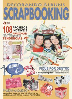 Decorando albuns Scrapbooking – Marco 2024