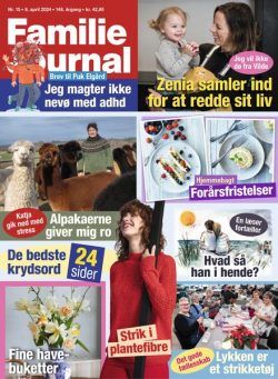 Familie Journal – Uge 15 – 8 April 2024