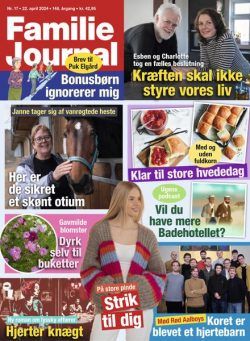 Familie Journal – Uge 17 – 23 April 2024