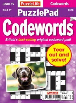 PuzzleLife PuzzlePad Codewords – April 2024