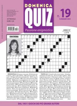 Domenica Quiz – 16 Maggio 2024