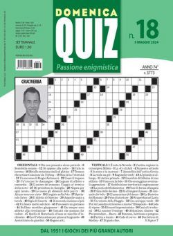 Domenica Quiz – 9 Maggio 2024