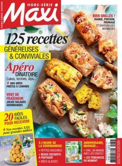 Maxi – Hors-Serie Cuisine N 60 – Mai-Juin 2024