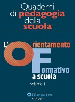 Scuola e Didattica – Quaderni di pedagogia della scuola – Settembre-Ottobre 2023