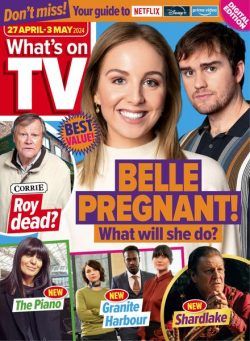 What’s on TV – 27 April 2024