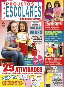 Projetos Escolares Educacao Infantil – 31 Maio 2024